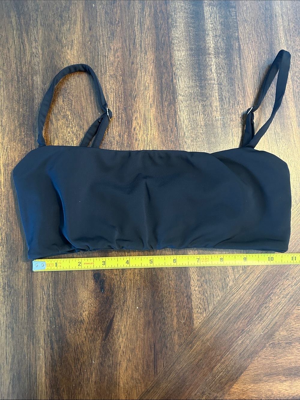 Gemini Mountain Swimwear Small Betty Top- Black